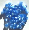 50 4mm Round Light Sapphire Fiber Optic